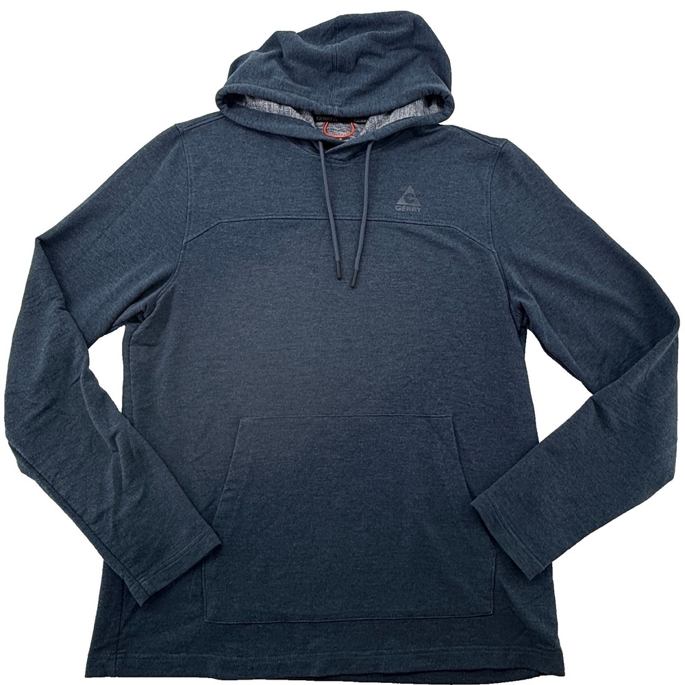 Gerry Hoodie Mens M Blue Lightweight Stretch Pullover Outdoor Casual